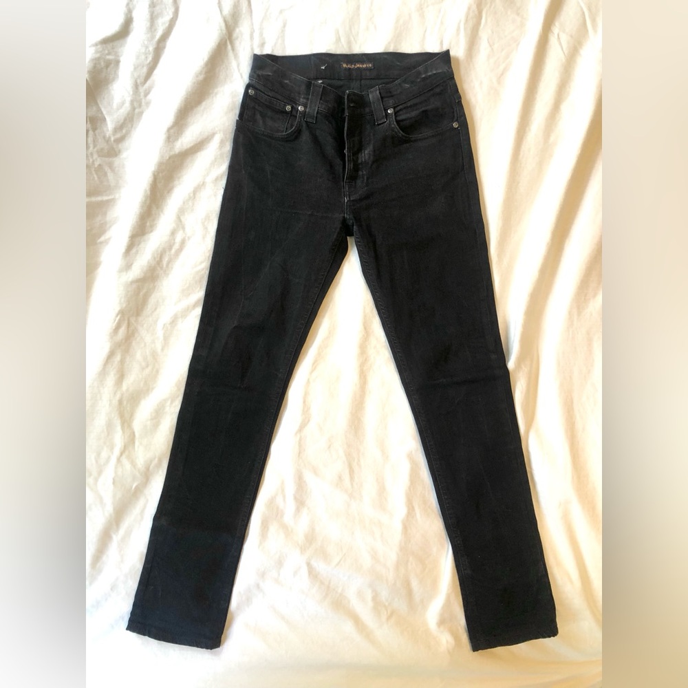 Nudie Jeans Grim Tim faded black.